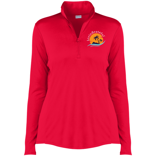 Womens Quarter Zip Pullover - Performance Zip Top