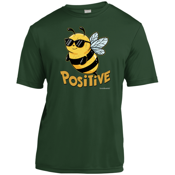Bee Positive T - Youth Game-On Shirt - Kids Performance Tee