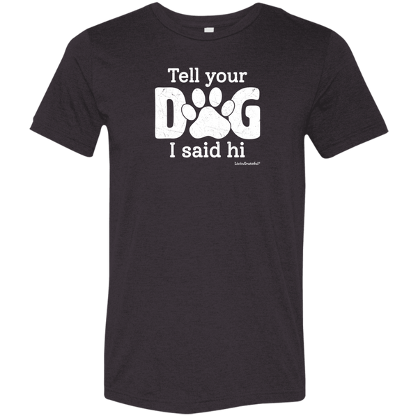 Mens original tee – Hi Dog graphic – Casual comfort