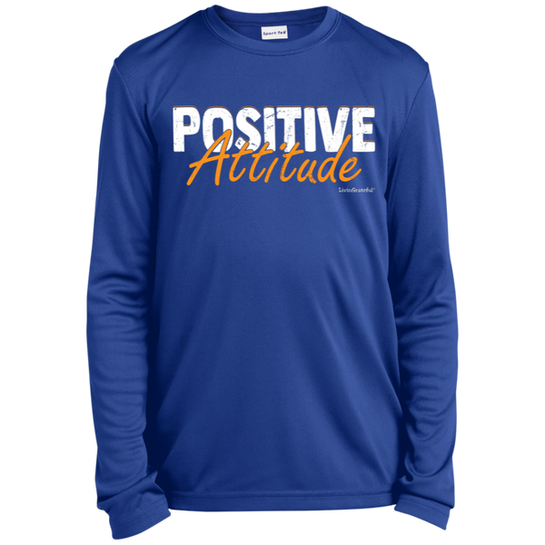Positive Attitude Youth LS Tee - Performance Long Sleeve - Activewear
