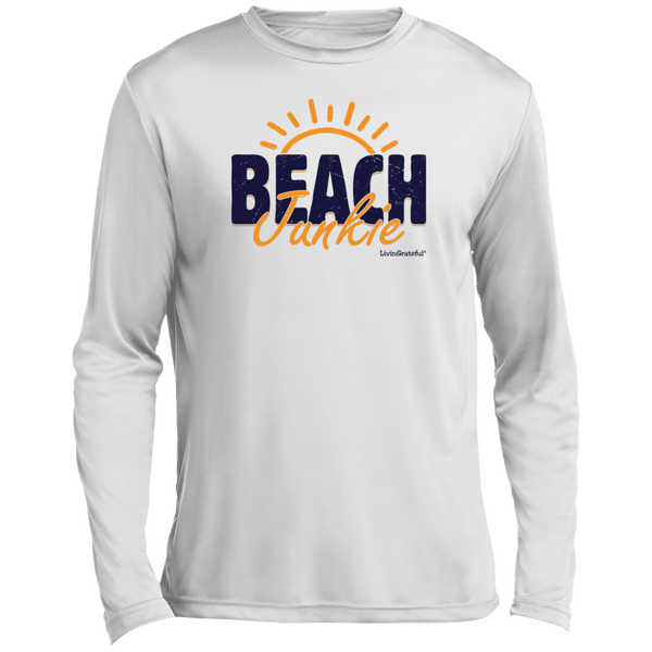 Men's LS Shirt - Beach Junkie T-Shirt - Performance Tee