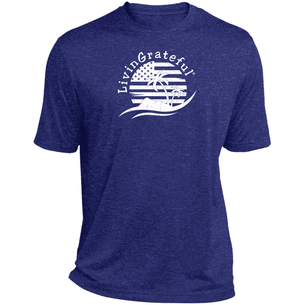 Mens 'Merica Heather Tee - Relaxed Fit - Patriotic Shirt