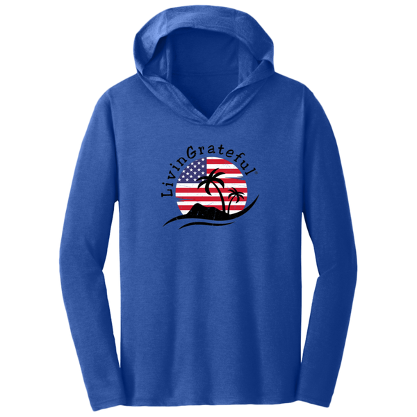 Patriotic Hoodie Tee - USA Flag Pullover - Mens Casual Hoodie