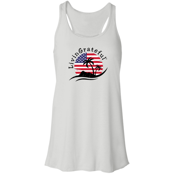 ‘Merica Flowy Tank – Patriotic Activewear – Casual Top