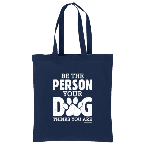 LG Tote Bag - Simple Pup Swag - Stylish Dog Lover Tote