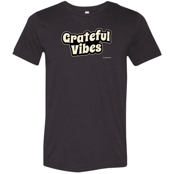 Mens Grateful T-Shirt - Positive Vibes Tee - Motivational Shirt