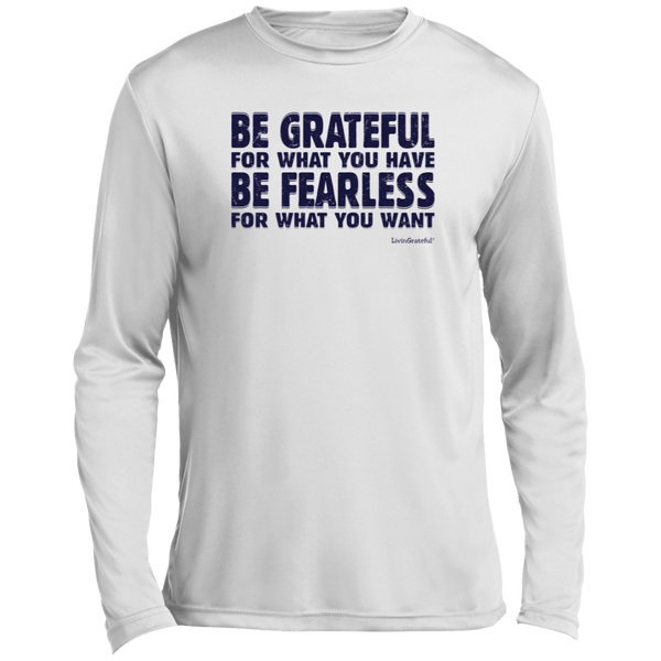 Mens long sleeve tee – Fearless performance wear – Bold fit