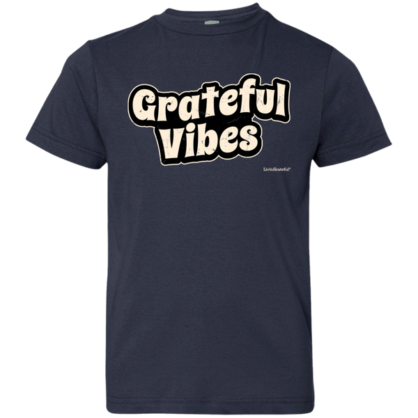 Grateful Vibes T - Youth Original Shirt - Kids Positive Tee