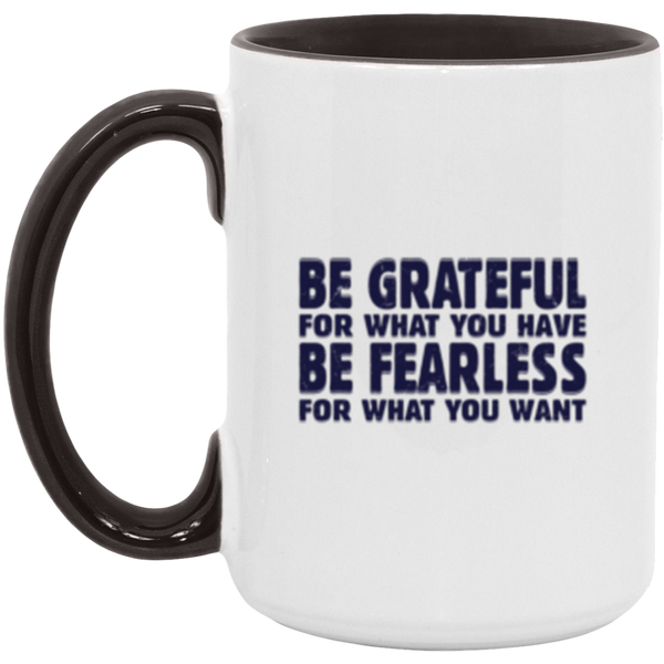 Fearless coffee mug - Patriotic USA cup - Bold drinkware