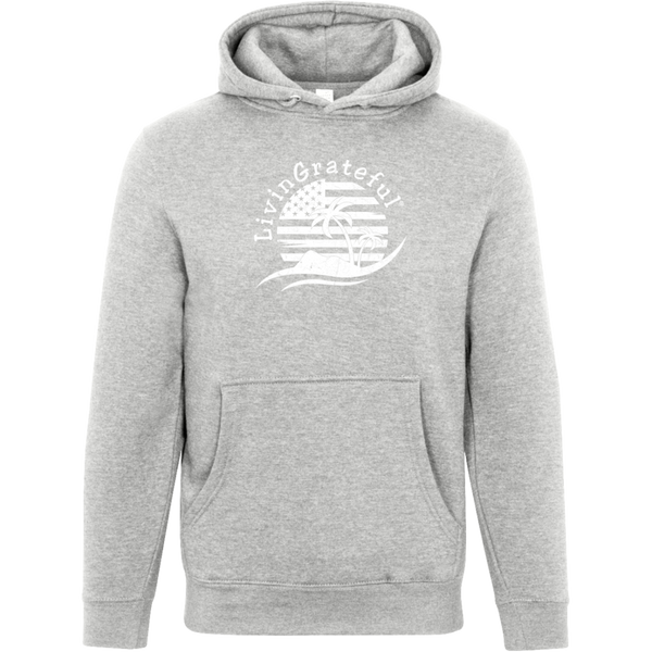 Mens Patriotic Hoodie - American Flag Sweatshirt - USA Pullover