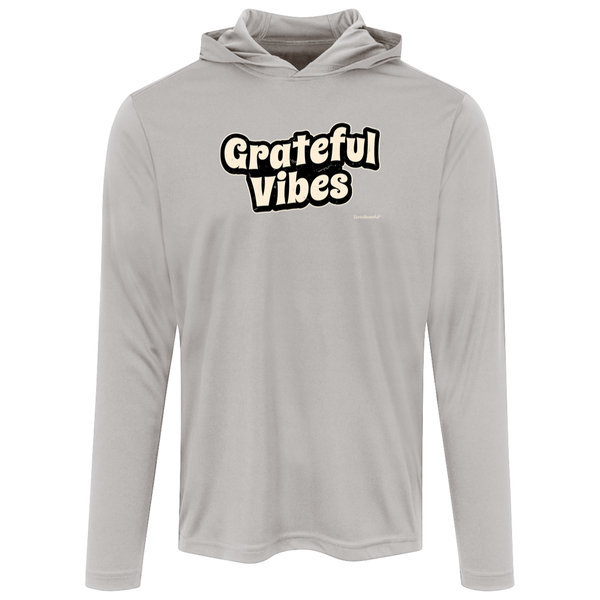Mens Lightweight Hoodie - Casual Pullover - Grateful Vibes Hoodie