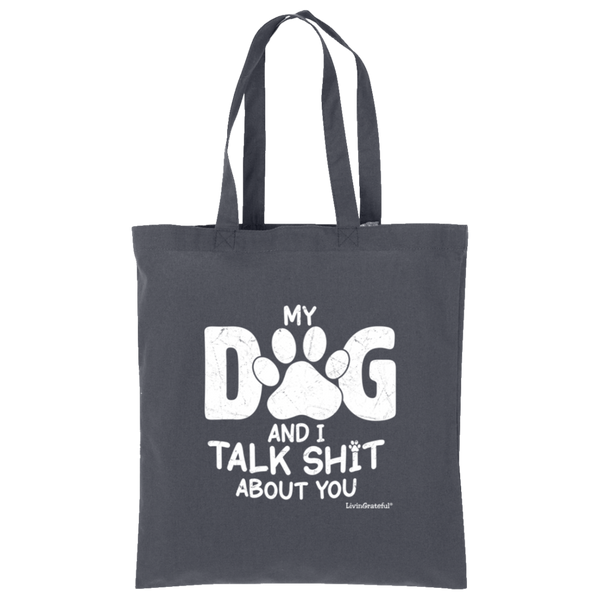 LG Tote Bag - Simple Pup Swag - Cute Dog Lover Tote