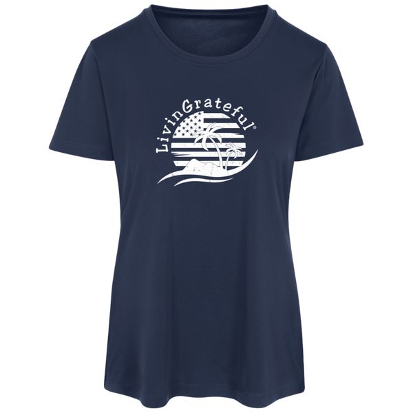 Womens 'Merica Performance Tee - Patriotic Activewear Top