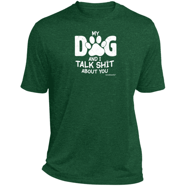 Mens relaxed fit tee – Bold attitude – Heather fabric