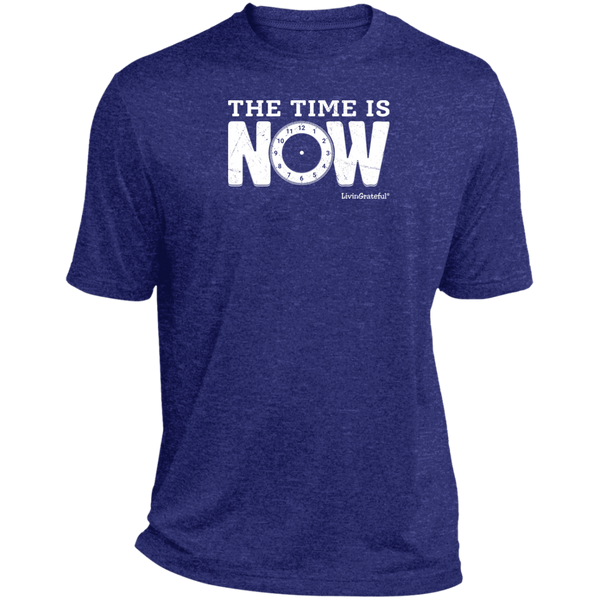 Mens NOW Tee - Heather Shirt - Relaxed Fit Casual T-Shirt