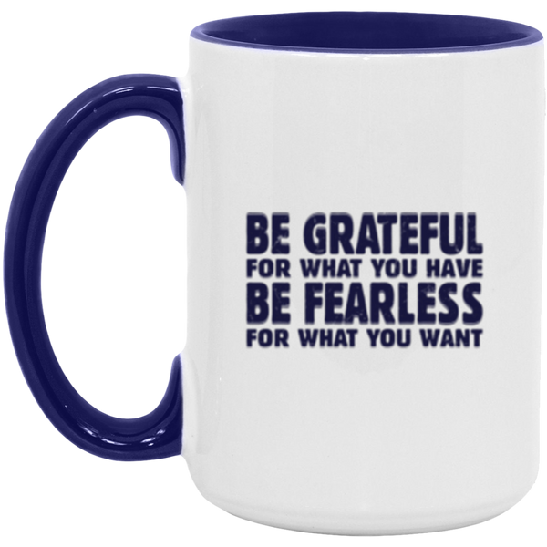 Fearless coffee mug - Patriotic USA cup - Bold drinkware