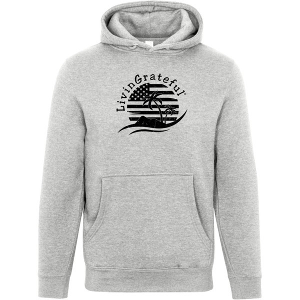 Mens Patriotic Hoodie - American Flag Sweatshirt - USA Pullover