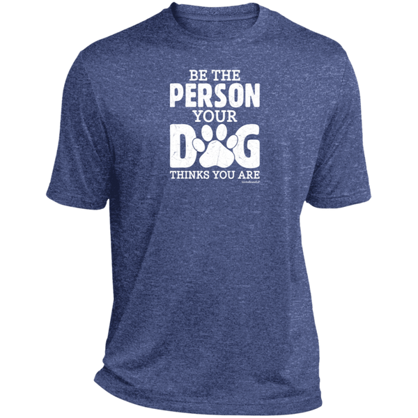 Mens relaxed fit tee – Be That Person – Heather fabric