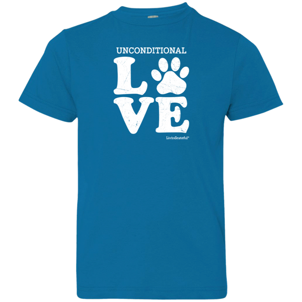 Youth crewneck tee – Unconditional love – Everyday comfort