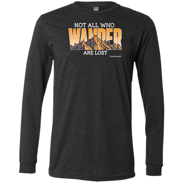 Men's Long Sleeve Shirt - Wander T-Shirt - Original Men's Tee