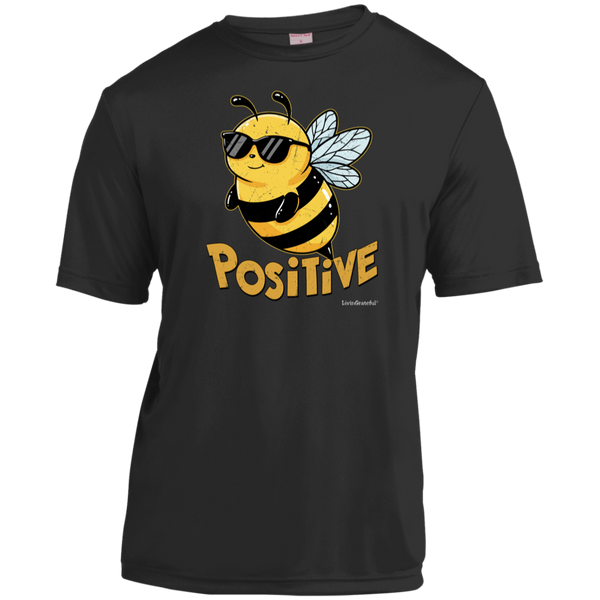 Bee Positive T - Youth Game-On Shirt - Kids Performance Tee