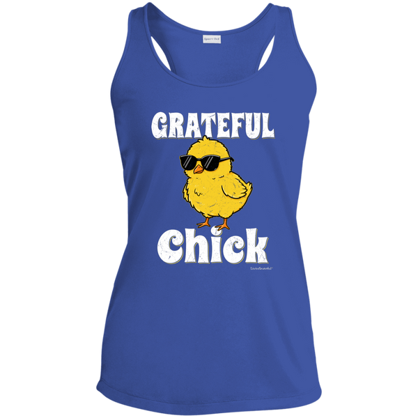 Grateful Chick Tank - Racerback Activewear - Workout Top