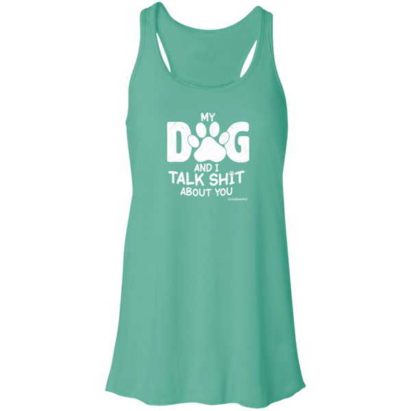 Womens racerback tank – Bold statement – Flowy comfort