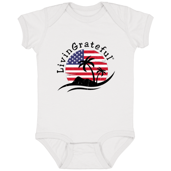 ‘Merica Infant Bodysuit - Patriotic Baby Onesie - Soft Baby Wear
