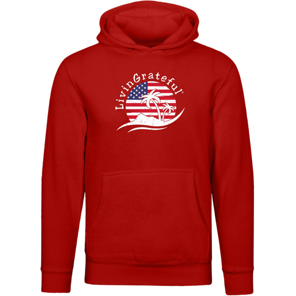 Pullover hoodie – Bold ’Merica style – Everyday comfort