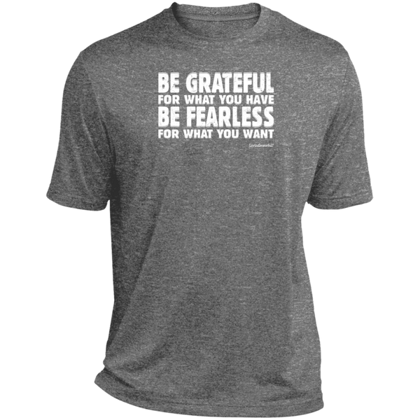 Mens fearless tee - Heather relaxed fit - Casual motivational