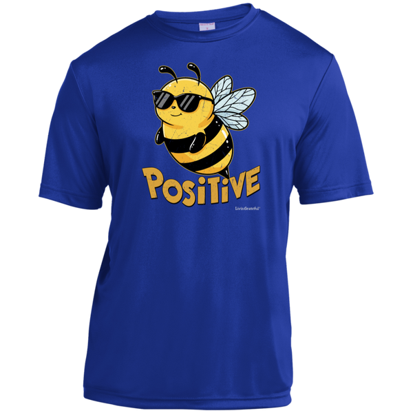 Bee Positive T - Youth Game-On Shirt - Kids Performance Tee