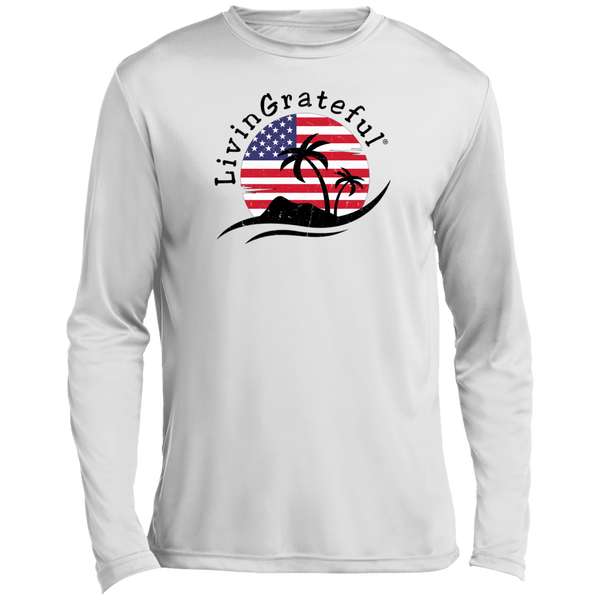 Men's LS Shirt - 'Merica T-Shirt - Performance Tee