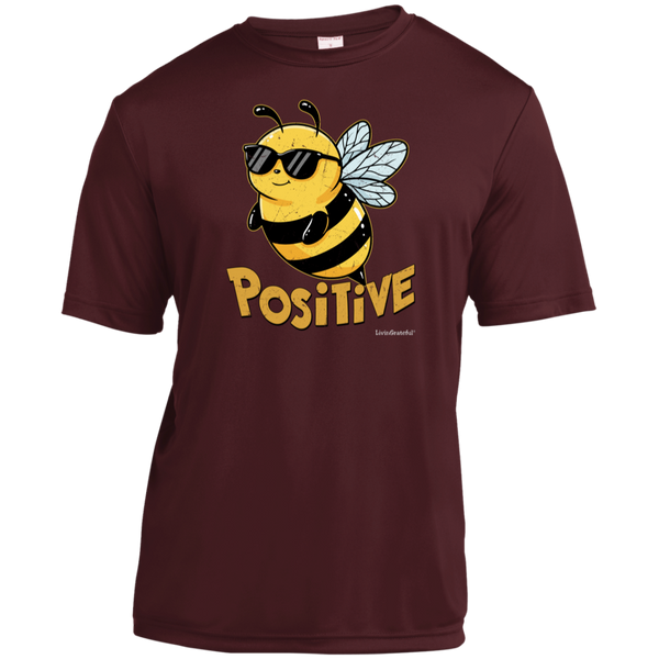 Bee Positive T - Youth Game-On Shirt - Kids Performance Tee