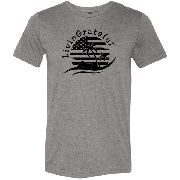 Mens Patriotic T-Shirt - American Flag Tee - USA Casual Shirt