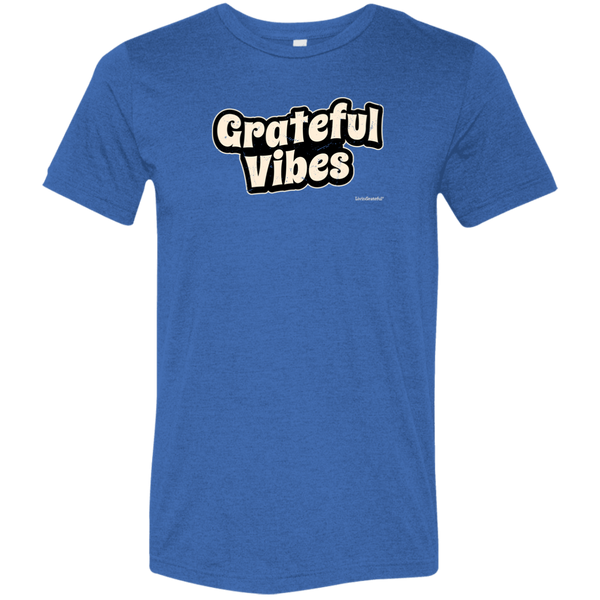Mens Grateful T-Shirt - Positive Vibes Tee - Motivational Shirt