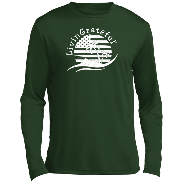 Mens Patriotic Shirt - American Flag Tee - Performance Top