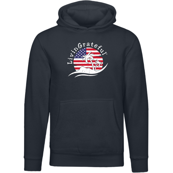 Pullover hoodie – Bold ’Merica style – Everyday comfort