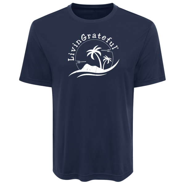 Mens LG Performance Tee - Living Grateful - Motivational Gear