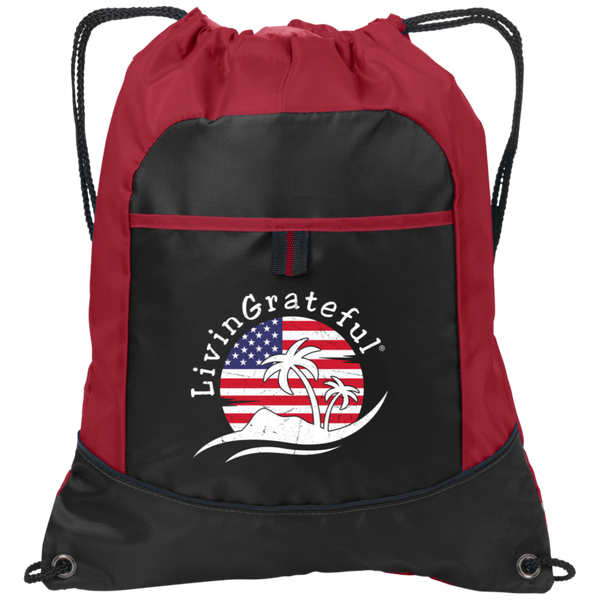 'Merica Cinch Pack - Lightweight Drawstring Bag - Patriotic Pack