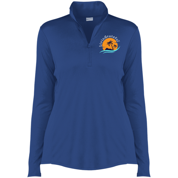 Womens Quarter Zip Pullover - Performance Zip Top