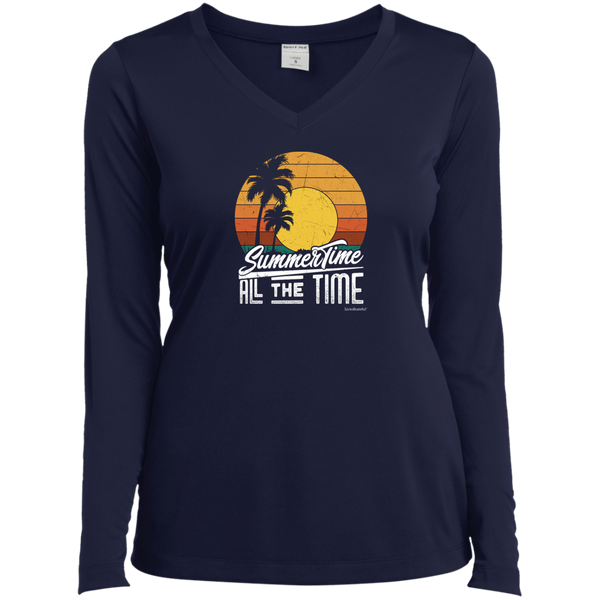 Womens V-neck tee – Summertime performance – Lightweight comfort