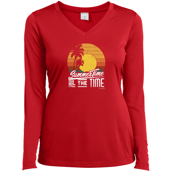 Womens V-neck tee – Summertime performance – Lightweight comfort