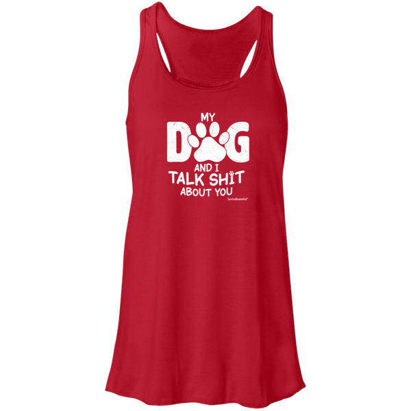Womens racerback tank – Bold statement – Flowy comfort