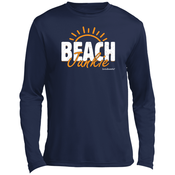 Men's LS Shirt - Beach Junkie T-Shirt - Performance Tee