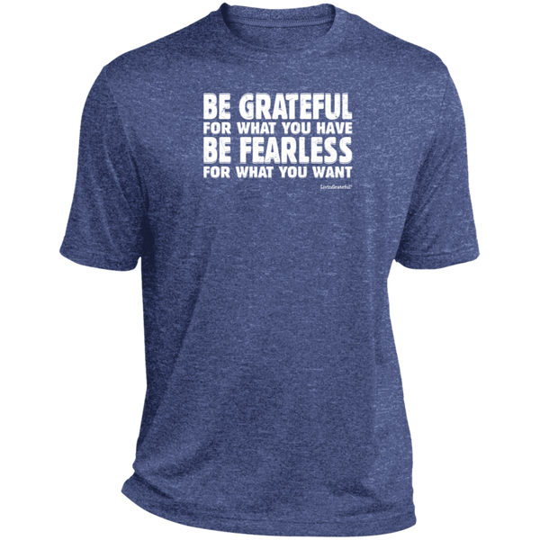 Mens fearless tee - Heather relaxed fit - Casual motivational