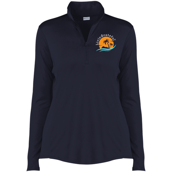 Womens Quarter Zip Pullover - Performance Zip Top