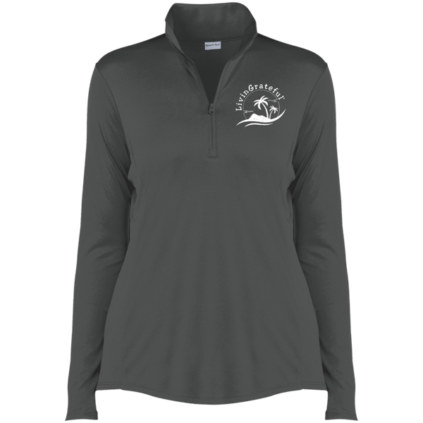 Womens Quarter Zip - Performance Pullover - Ladies Activewear Top