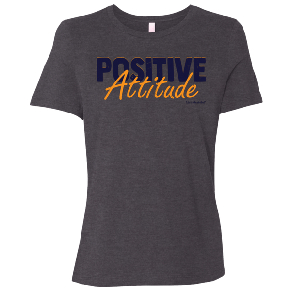 Womens Positive Attitude T-Shirt - Original Tee - Motivational Tee