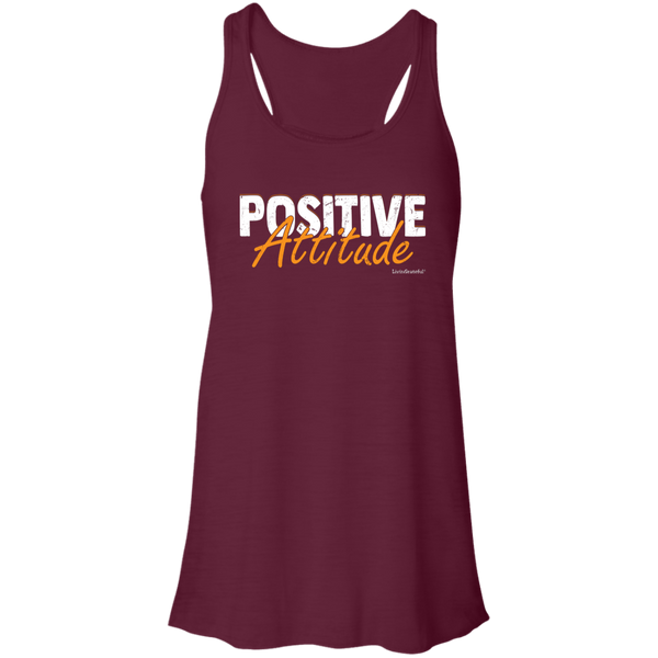 Positive Attitude Tank – Flowy Racerback – Activewear Top