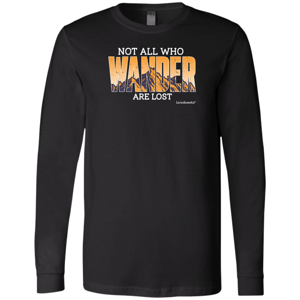 Men's Long Sleeve Shirt - Wander T-Shirt - Original Men's Tee